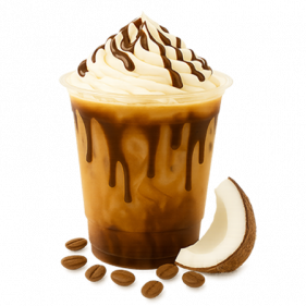 Ice-coffee kokos