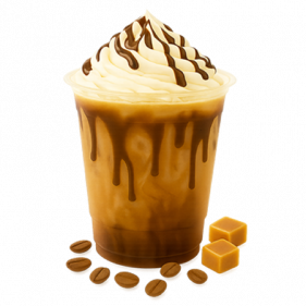 Ice-coffee karamel