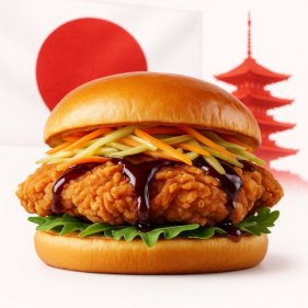 Teriyaki Chicken Burger