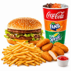 Double burger-DELUXE 